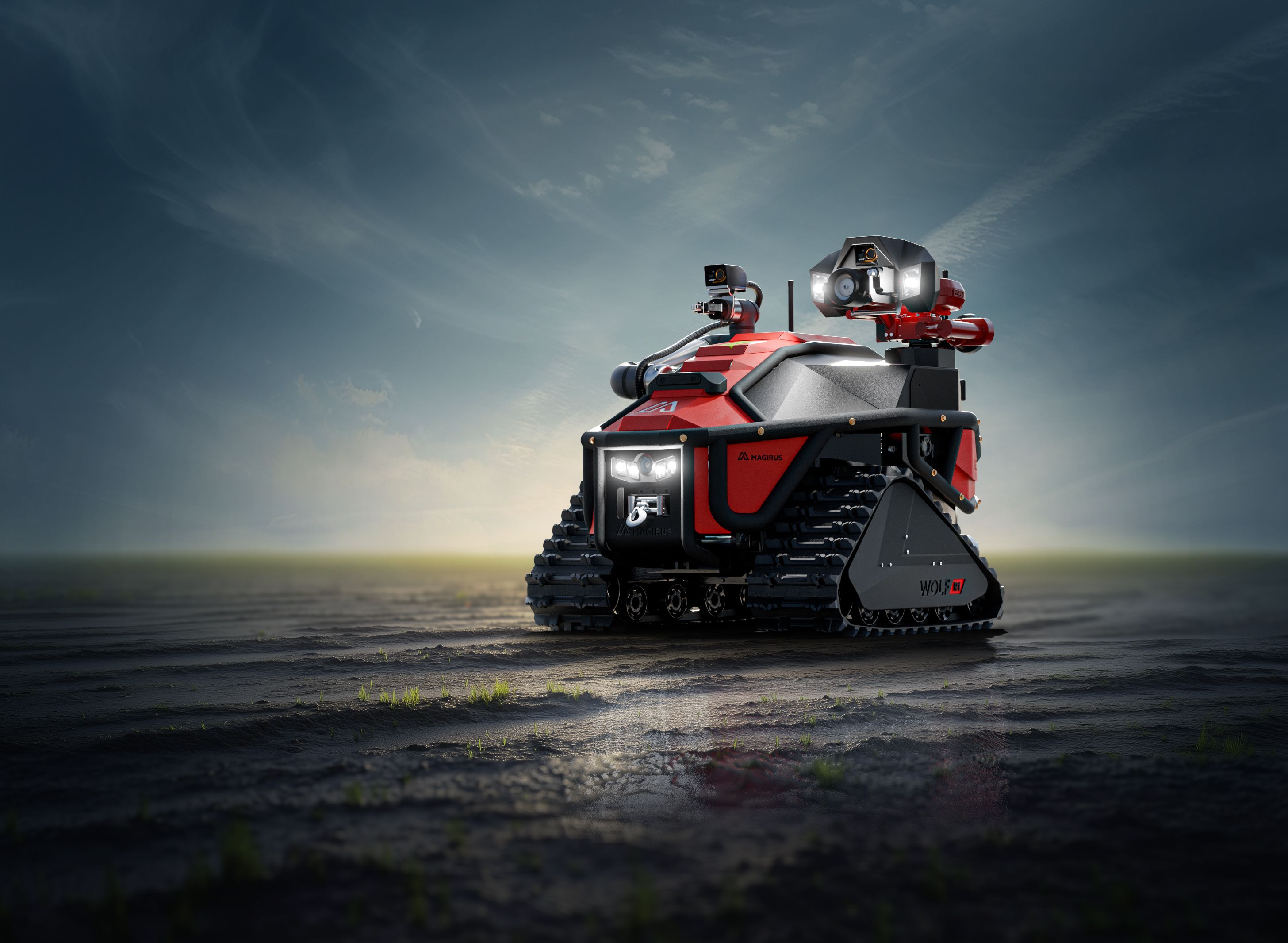 Wolf R1 belterobot fra Alpha Robotics
