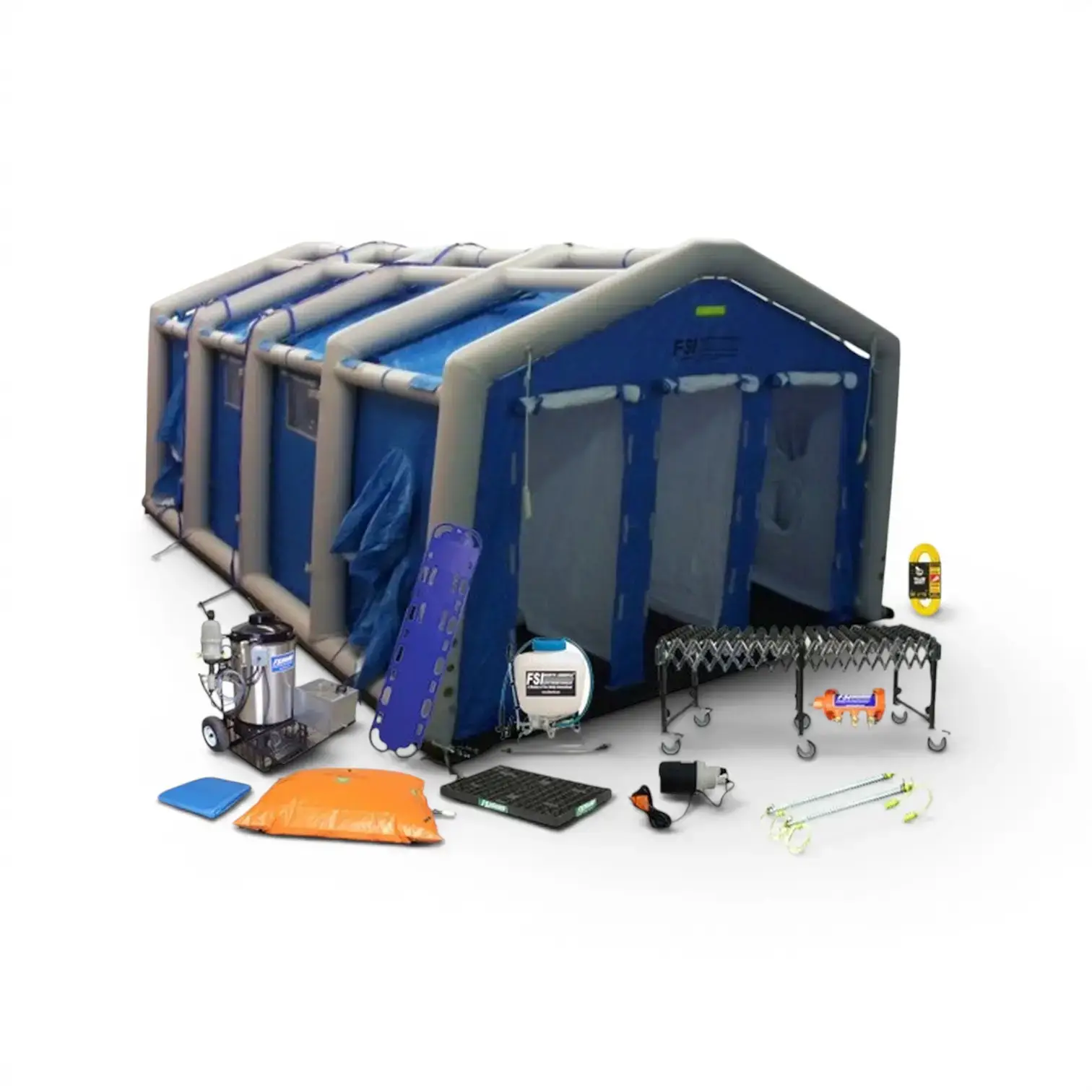 DAT3060S-SYS-LED – MASS CASUALTY DECON SHOWER SYSTEM PACKAGE – 3 LINE, 3 OR 4 STAGE