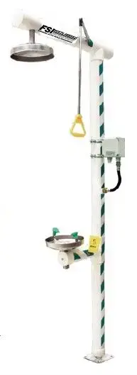 F-590 – TRACE HEATED FREEZE PROTECTED DRENCH SHOWER / EYE WASH STATION