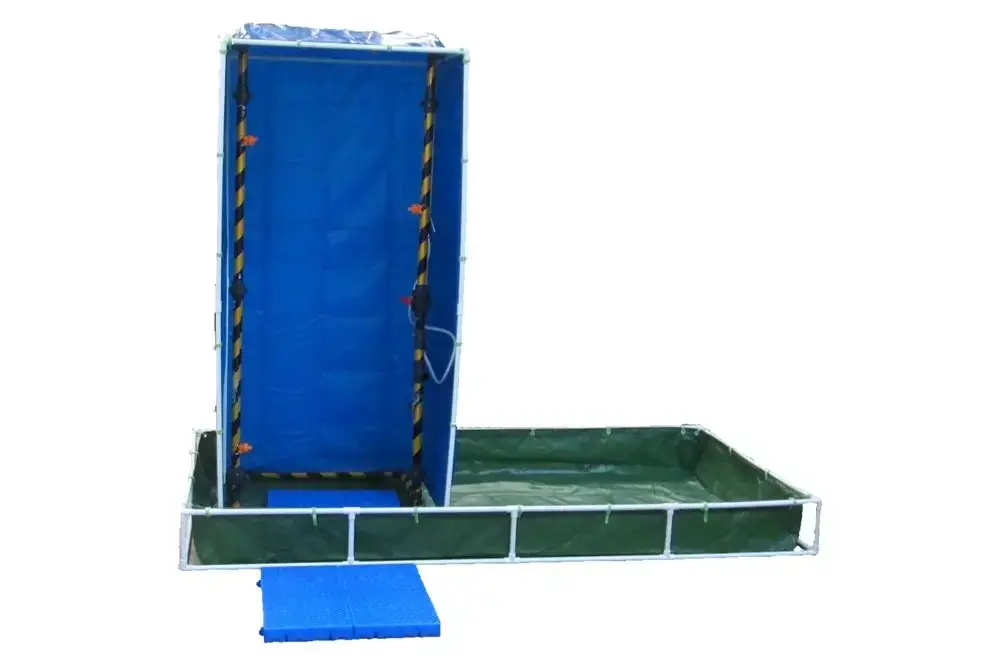 F-EC-PVCWP – ECONOMY DECON SHOWER WITH POOL