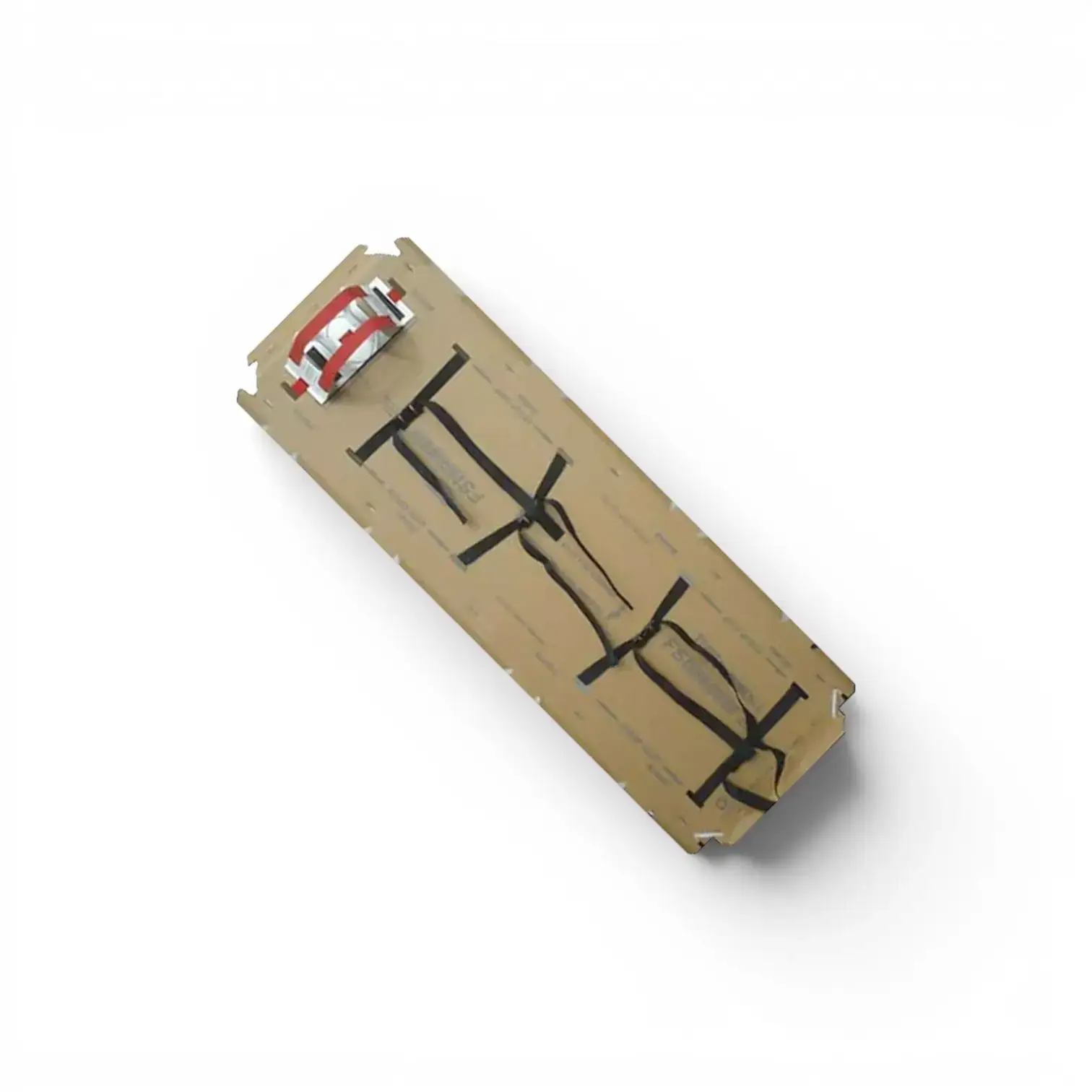 F-EM-10 – TRANSPORTER® FLUID RESISTANT DISPOSABLE ADULT BACKBOARDS – 4 STRAPS / HEAD IMMOBILIZER / C-COLLAR – BOX OF 5