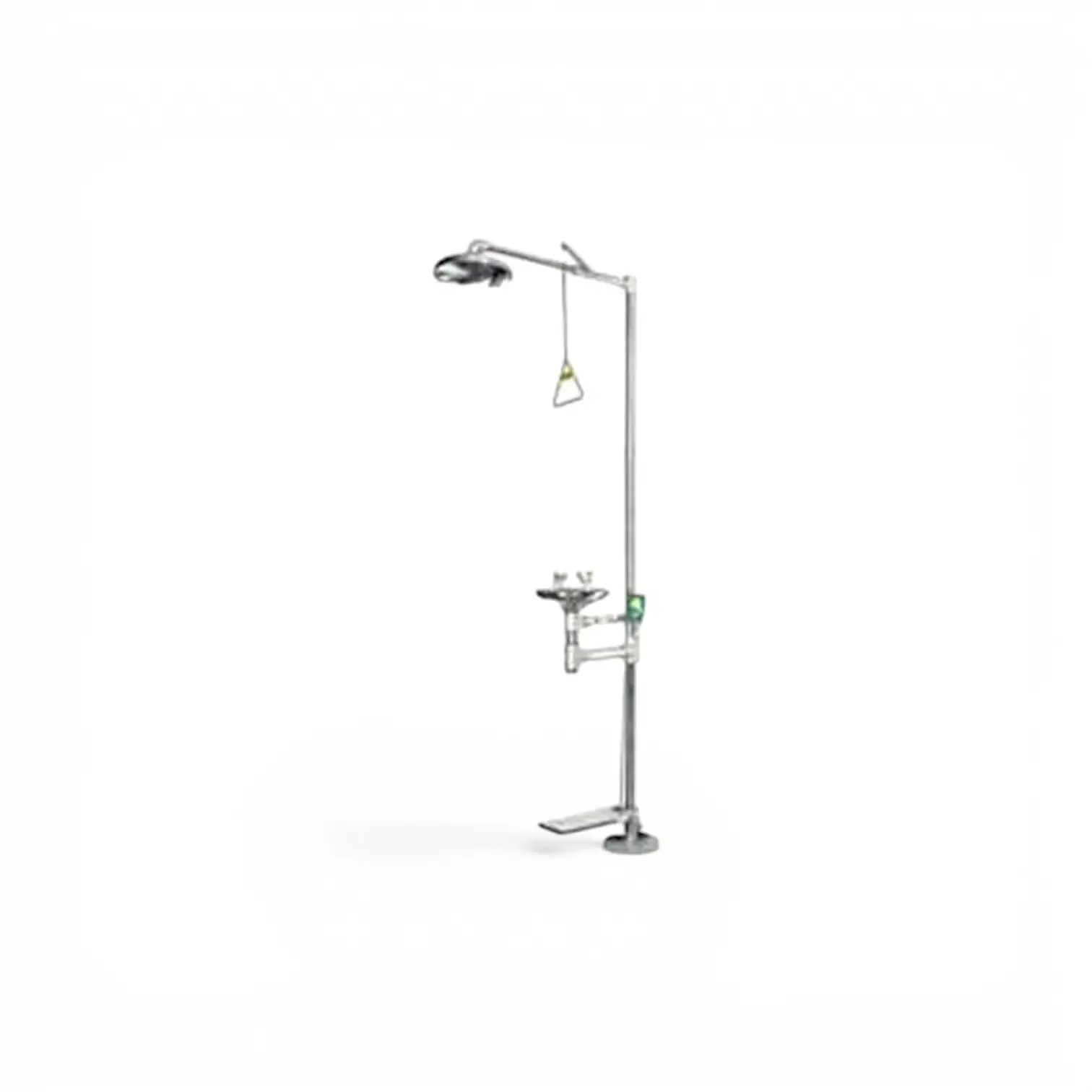 F-LSES7/8 CSS – PUSH-LEVER & PEDAL ACTIVATED EYE / FACE WASH & PULL-ROD ACTIVATED DRENCH SHOWER – STAINLESS STEEL