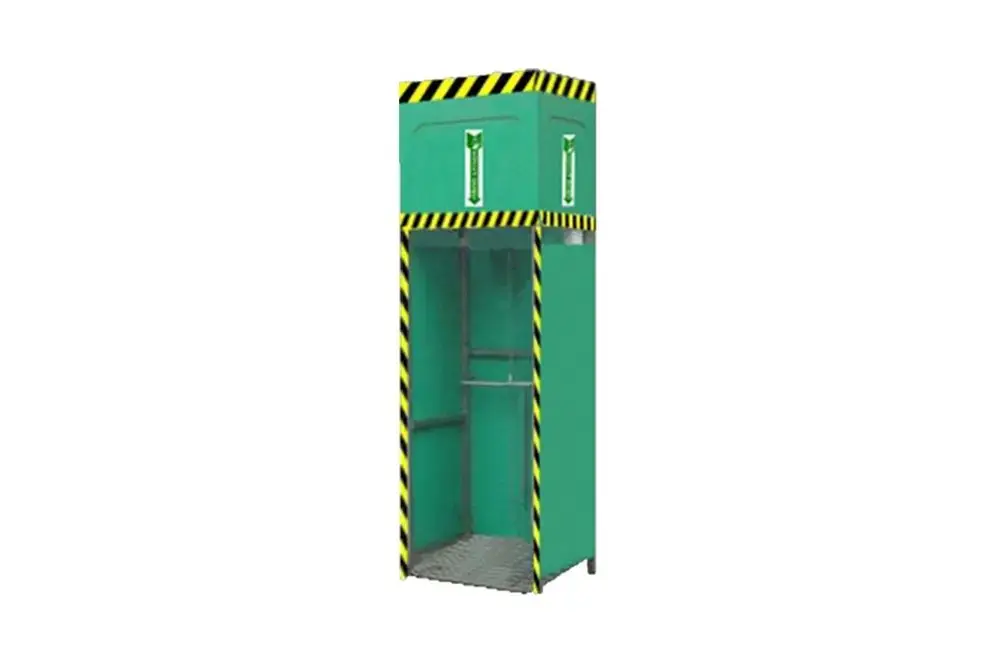 F- RTS103/1500 – SAFETY TANK SHOWER SYSTEM – GALVANIZED / PAINTED STEEL – 1500 LITER