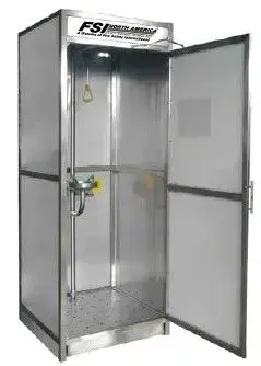 F-SL-602 – STAINLESS STEEL POLAR SHOWER BOOTH